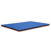 6,8 mm SolidLite PP-Hohlkammerplatte blau/rot 125x40 cm