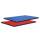 6,8 mm SolidLite PP-Hohlkammerplatte blau/rot 125x40 cm