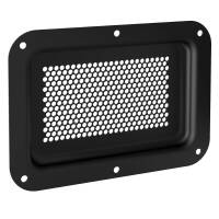 Penn Elcom D2101K-04 Einbau L&uuml;ftungsgitter 178 x 127 mm schwarz