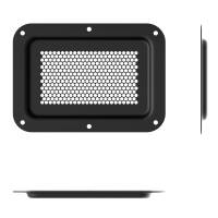 Penn Elcom D2101K-04 Einbau L&uuml;ftungsgitter 178 x 127 mm schwarz