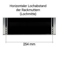 3 HE Half Size Rack f&uuml;r Sennheiser EW Funkempf&auml;nger mit Schublade