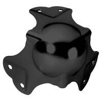 Adam Hall 41046 BLACK Kugelecke gro&szlig; 64 mm gekr&ouml;pft 35 mm schwarz