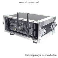 2 HE Half Size Rack All Black f&uuml;r Sennheiser EW Funkempf&auml;nger