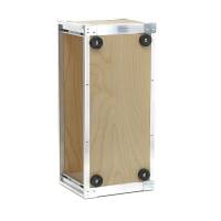 Studio-Rack 19 Zoll 23 CM 1HE bis 12HE Birke natur