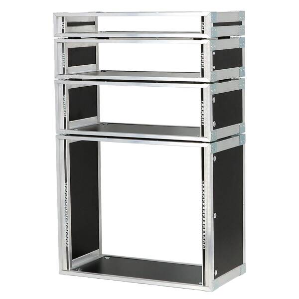19 Zoll Studio-Rack 23 CM 1HE bis 12HE Phenol braun