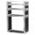 19 Zoll Studio-Rack 23 CM 1HE bis 12HE Phenol braun