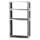 19 Zoll Studio-Rack 23 CM 1HE bis 12HE Phenol braun