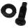 100 Hochpunkt Rackschrauben M6 x 22 mm mit Kunststoffscheiben