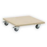 AWEO Universal Rollbrett Birke 39x39 cm bis 150kg
