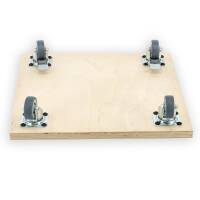AWEO Universal Rollbrett Birke 39x39 cm bis 150kg