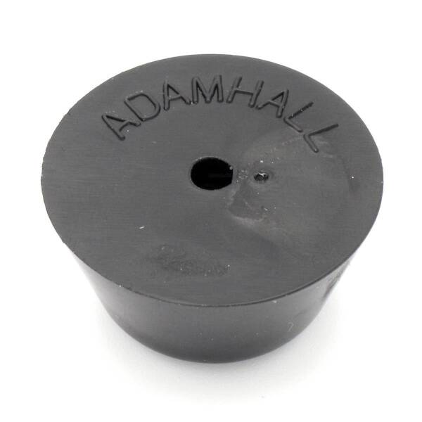 24 Gummifüße Ø 30 x 15 mm Stahleinlage Adam Hall 4901 Gerätefuß Möbelfüße Gummi 