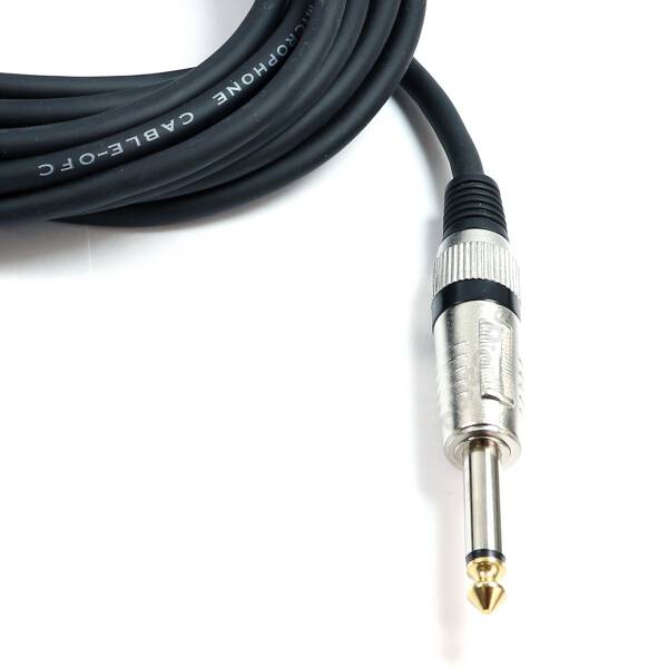 Professionelles Audiokabel mono 6,3 mm Klinkenstecker XLR male Anschluss 0,5 m 