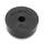 Adam Hall 4900 - Gummifuß 25 x 11 mm schwarz mit Stahleinlage