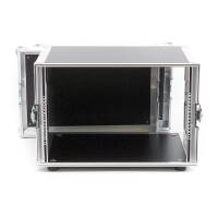 7 HE Live Rack 19 Zoll Double Door 39 CM Phenol braun