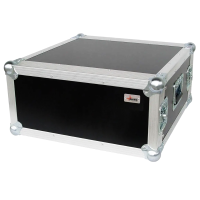 5 HE Live Rack 19 Zoll Double Door 39 CM Phenol braun RSH
